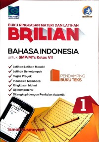 Image of Brilian bahasa Indonesia untuk SMP/MTs kelas VII
