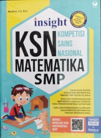 Image of Insight kompetisi sains nasional matematika tingkat SMP