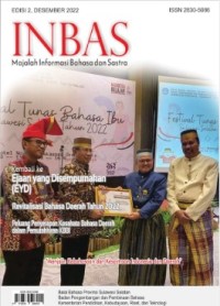 Image of Majalah Inbas: Informasi bahasa dan sastra